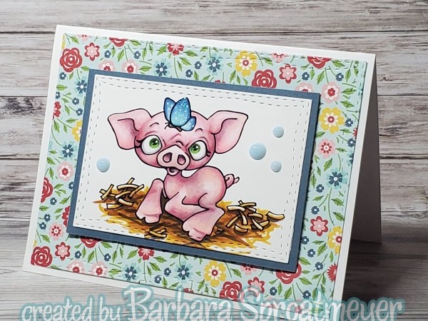 Pig with Butterfly